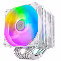 فن پردازنده سیلور استون مدل Hydrogon D120 White ARGB V2