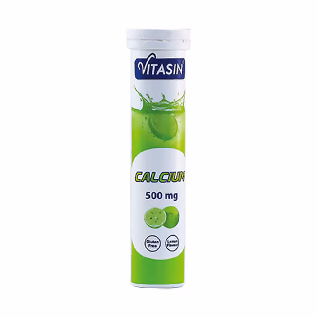 قرص جوشان کلسیم ویتاسین 500 میلی گرم سینا پیشگام | Sina Pishgam Vitasin Calcium 500mg Effervescent Tablets