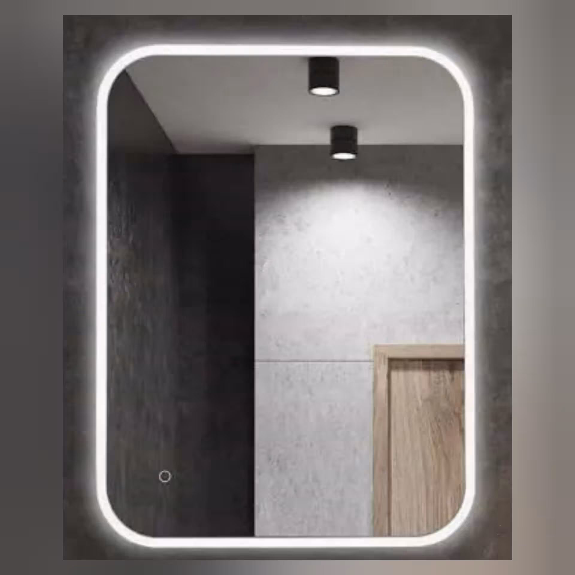 آینه بک لایت سند بلاست مدل MF02 سایز 60*80