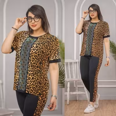 ست تیشرت شلوار نگینی