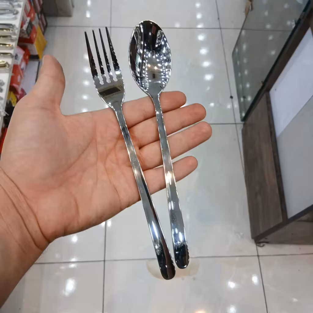 قاشق و چنگال غذاخوری 12 پارچه اس جی مدل 255m