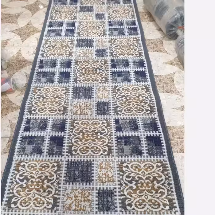 کناره گلیم ماشینی کاشان کد301سایز4،20در90(هزینه ارسال باخریداروپس کرایه میباشد)