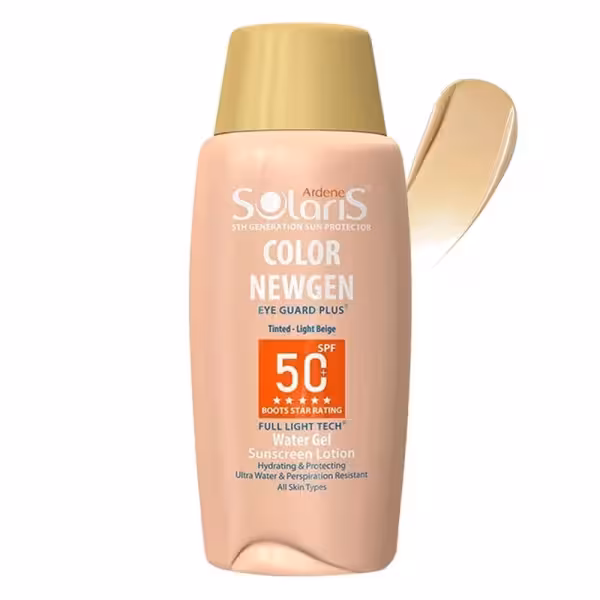 ضد افتاب رنگی سولاریس آردن اس پی اف 50 color newgen بژ روشن / تستر بدون جعبه