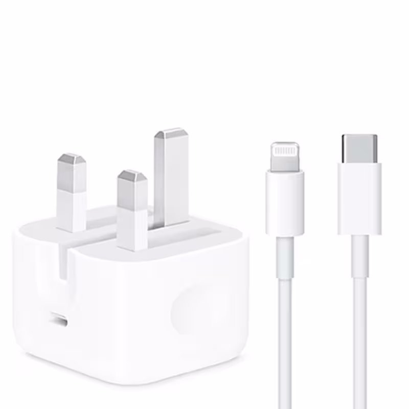 شارژر دیواری  25  وات مدل IPHONE 14 pro MAX به همراه  کابل لایتنینگ | کالا مکس