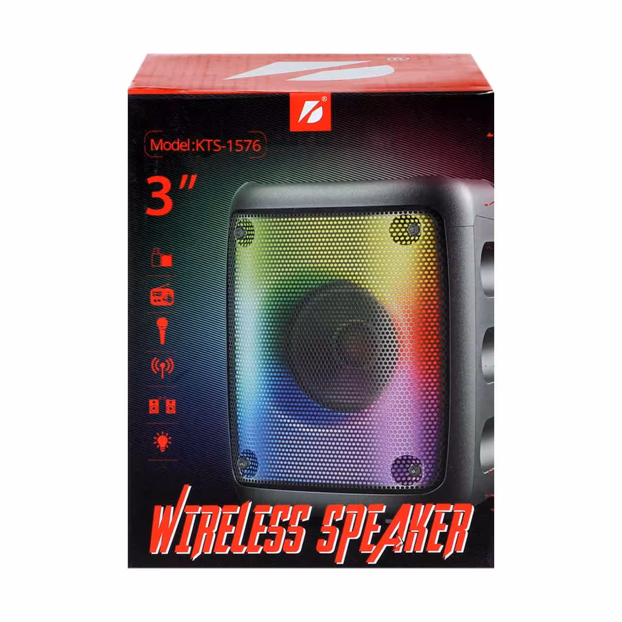 اسپیکر بلوتوثی قابل حمل مدل KTS-1576