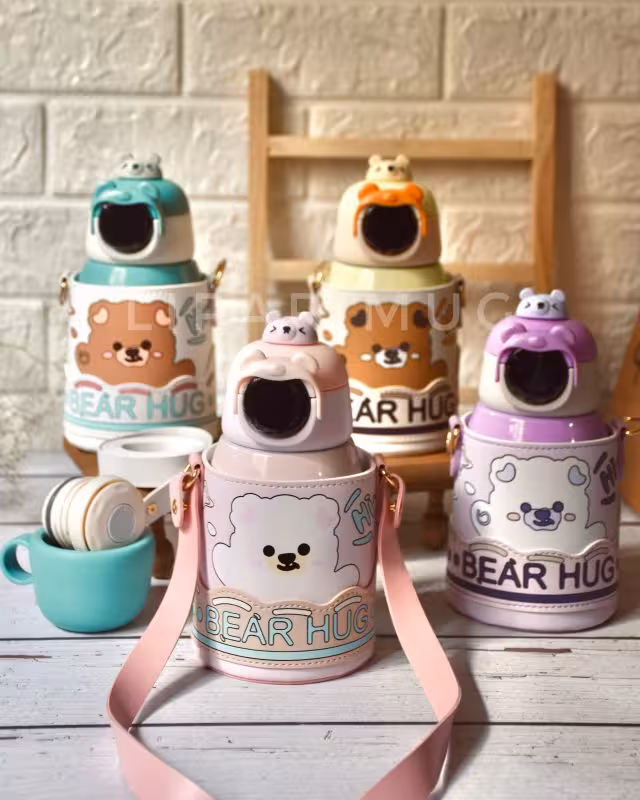 فلاسک کودک کیف دار دماسنج دار