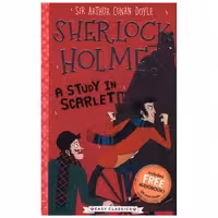 کتاب Sherlock Holmes: A Study in Scarlet (همراه با فایل صوتی)(شبکه تجهیز دانش) اثر آرتور کانن دویل