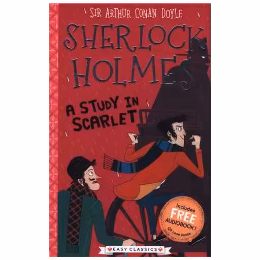 کتاب Sherlock Holmes: A Study in Scarlet (همراه با فایل صوتی)(شبکه تجهیز دانش) اثر آرتور کانن دویل