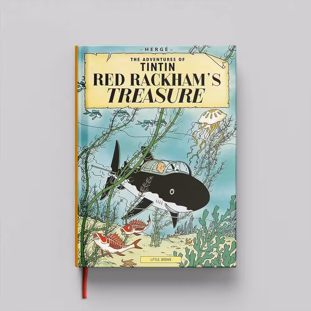 کتاب Tintin Red Rackham’s Treasure جلد سخت (HARDCOVER)