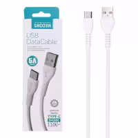 کابل شارژ 1.1 متری فست تایپسی Shoosh Type-C مدل SH20C-کد4625