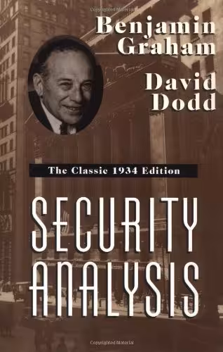 خرید و دانلود نسخه کامل کتاب Security Analysis: The Classic 1934 Edition