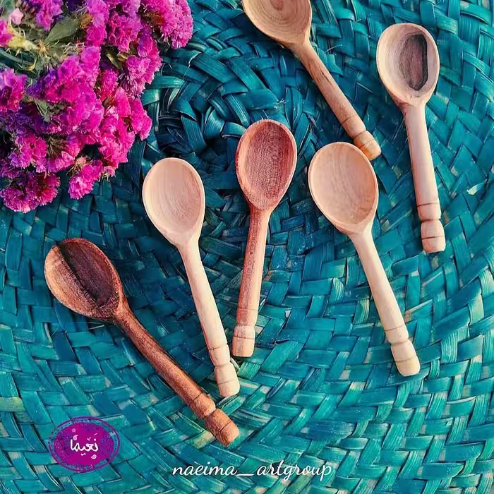 قاشق چوبی 11 سانتی
