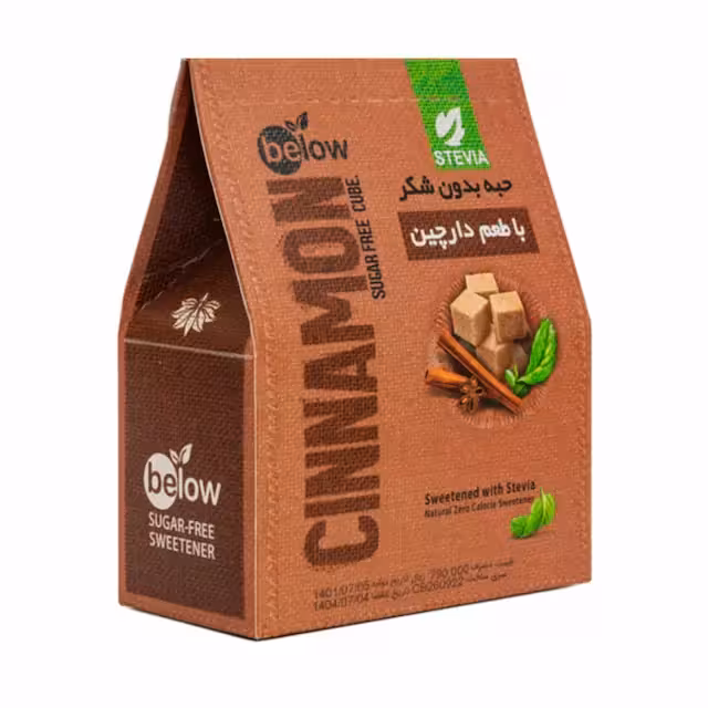 حبه قند رژیمی با طعم دارچین