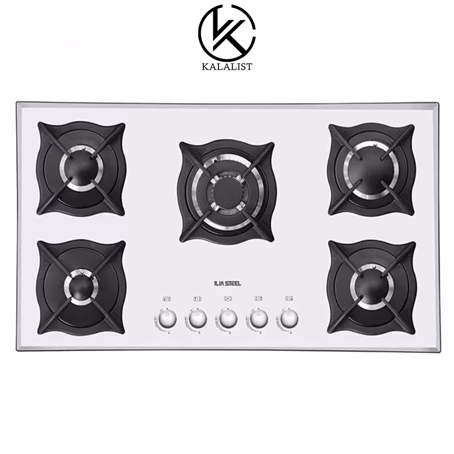 اجاق گاز شیشه ای ایلیا استیل مدل G524W