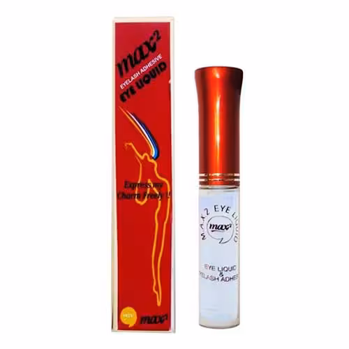 چسب موقت کاشت مژه شیشه ای 5 میل مکس 2 اصلی max2