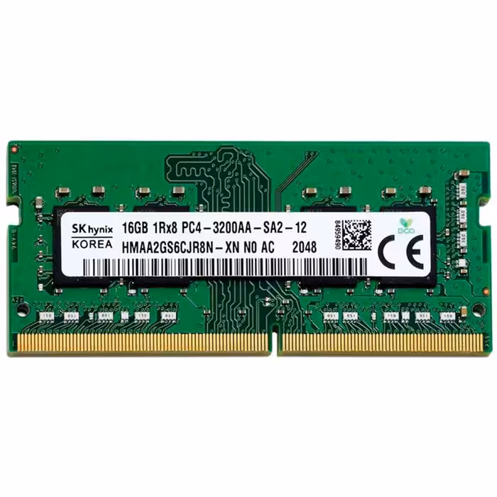 رم لپ تاپ اس کی هاینیکس مدل DDR4 تک کاناله فرکانس 3200Mhz ظرفیت 16 گیگابایت