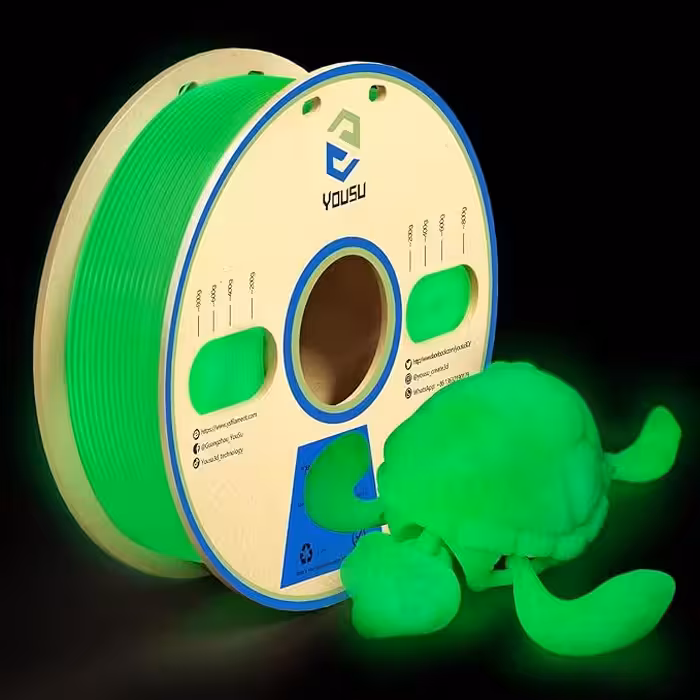 فیلامنت pla سبز شب تاب یوسو (glow green)
