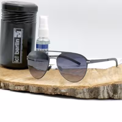 عینک آفتابی آیس برلین فول پکیج ic berlin uv400 تیتانیوم