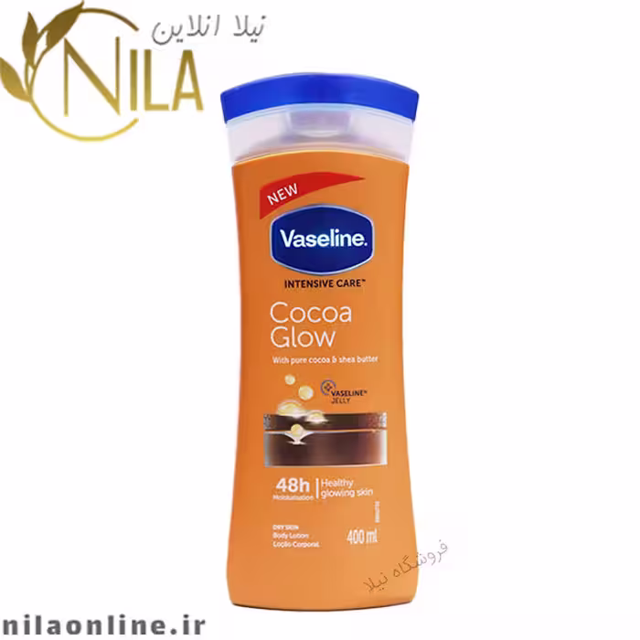 لوسیون بدن شکلاتی وازلین vaseline حجم 400 میلی لیتر