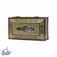 جعبه کارد و چنگال خاتم کاری مدل صلیبی