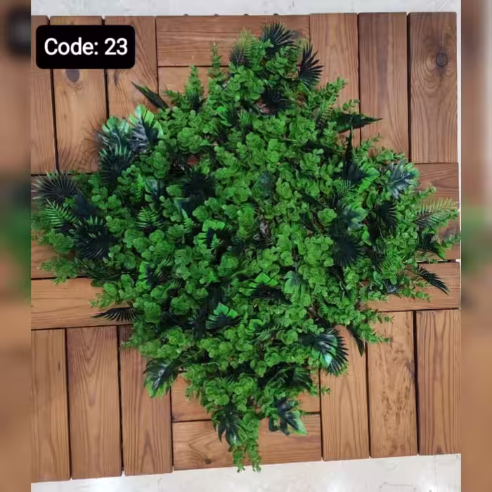گرین وال (کد 23) ابعاد 50در50 cm، (دیوارسبز) (پس کرایه)