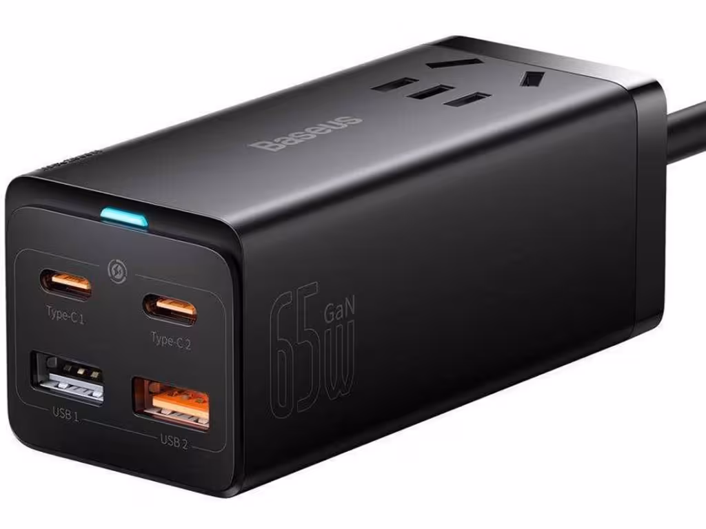 شارژر 65 وات پنج پورت بیسوس Baseus 65W GaN3 Pro PSZM000001