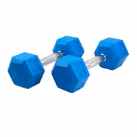 دمبل شش ضلعی رنگی 5 کیلویی dumbbell