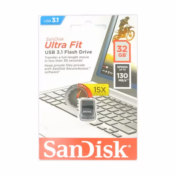 فلش سن دیسک Ultra Fit 3.1 130m/s ظرفیت 32 گیگ