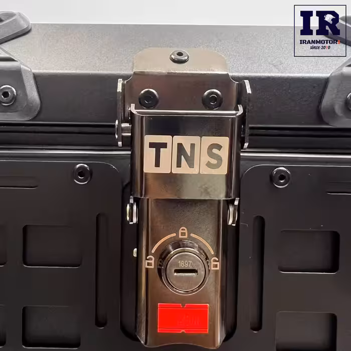 باکس موتور سیکلت مکعبی فلزی Tns مشکی کد T45-05