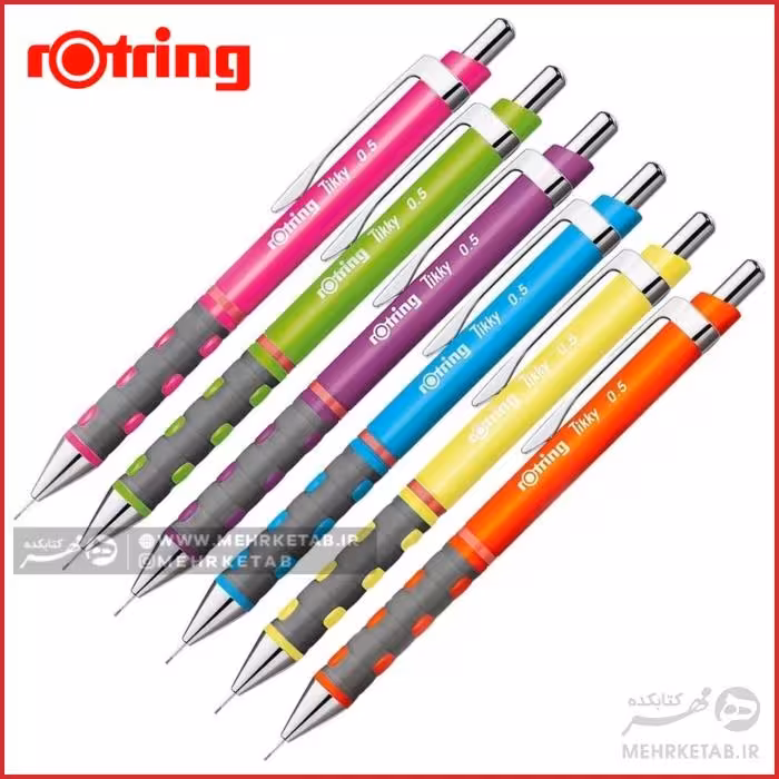 مداد مکانیکی 0.5 میلی متری روترینگ مدل تیکی rotring 0.5 mm tikky mechanical pencil