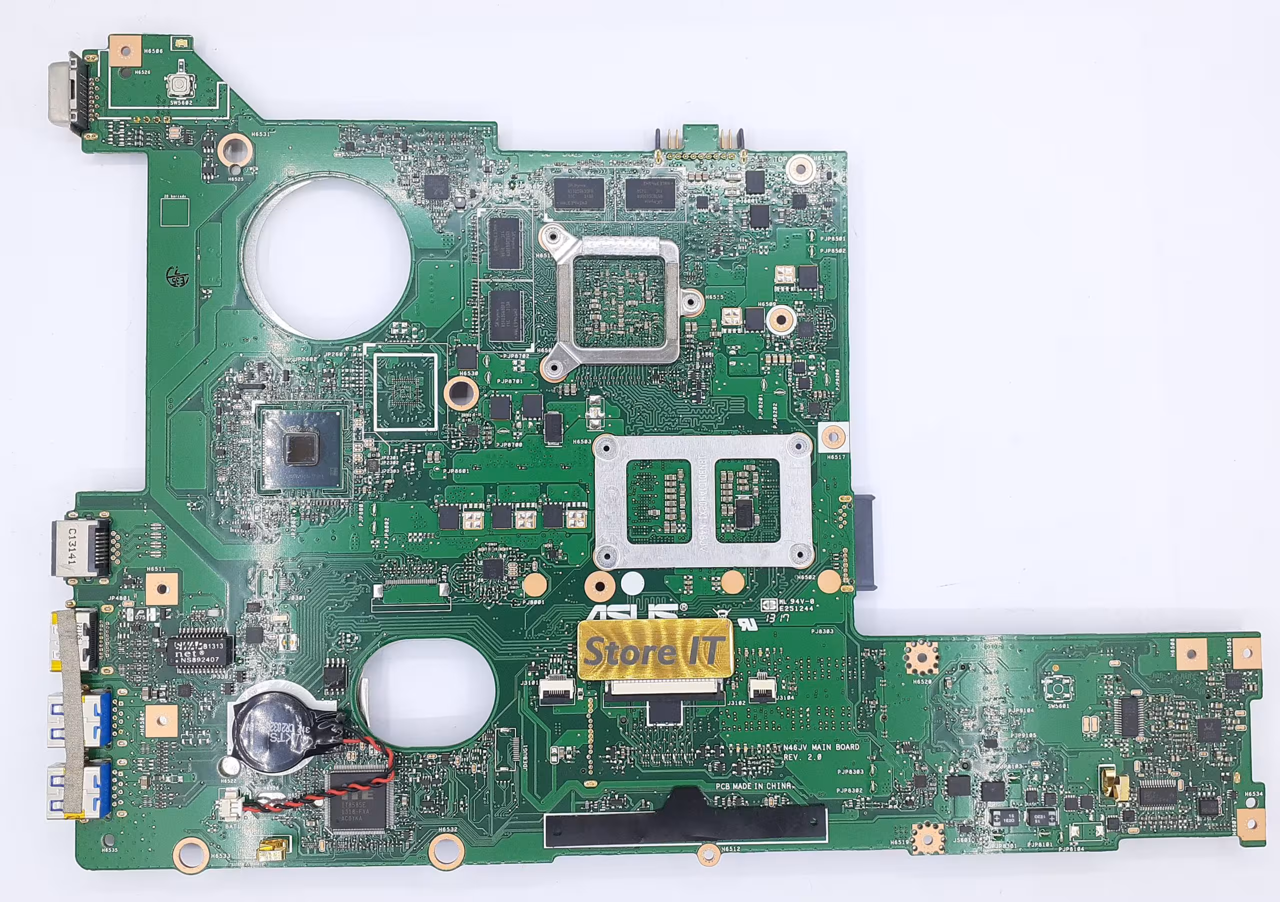 مادربرد لپ تاپ ایسوس N46JV REV. 2.0 I7-4HQ با گرافیک 2GB - فروشگاه اینترنتی استور آی تی