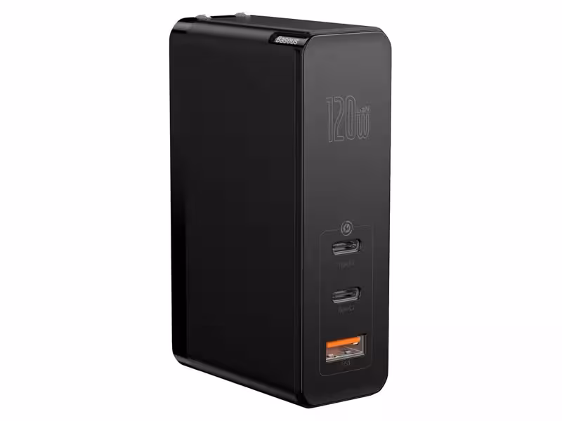 شارژر دیواری فست شارژ با سه پورت بیسوس Baseus GaN2 Pro Quick Charger 2C U CCGAN-K01