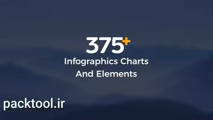 دانلود پروژه آماده بسته ساده اینفوگرافیک تخت افتر افکت Simple Flat Infographics Bundle - پک تول
