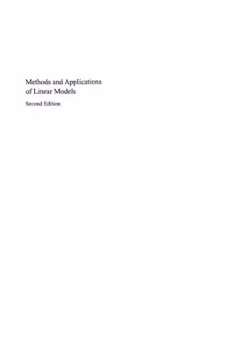 خرید و دانلود نسخه کامل کتاب Methods and Applications of Linear Models : Regression and the Analysis of Variance (Wiley Series in Probability and Statistics)