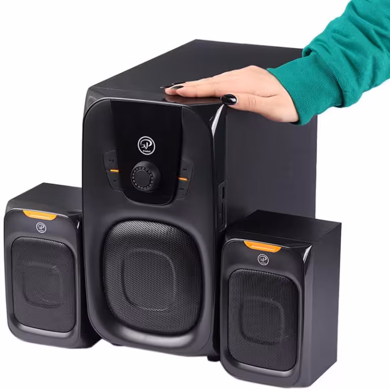 اسپیکر سه تیکه بلوتوثی و رم خور ایکس پی مدل XP-AC803E