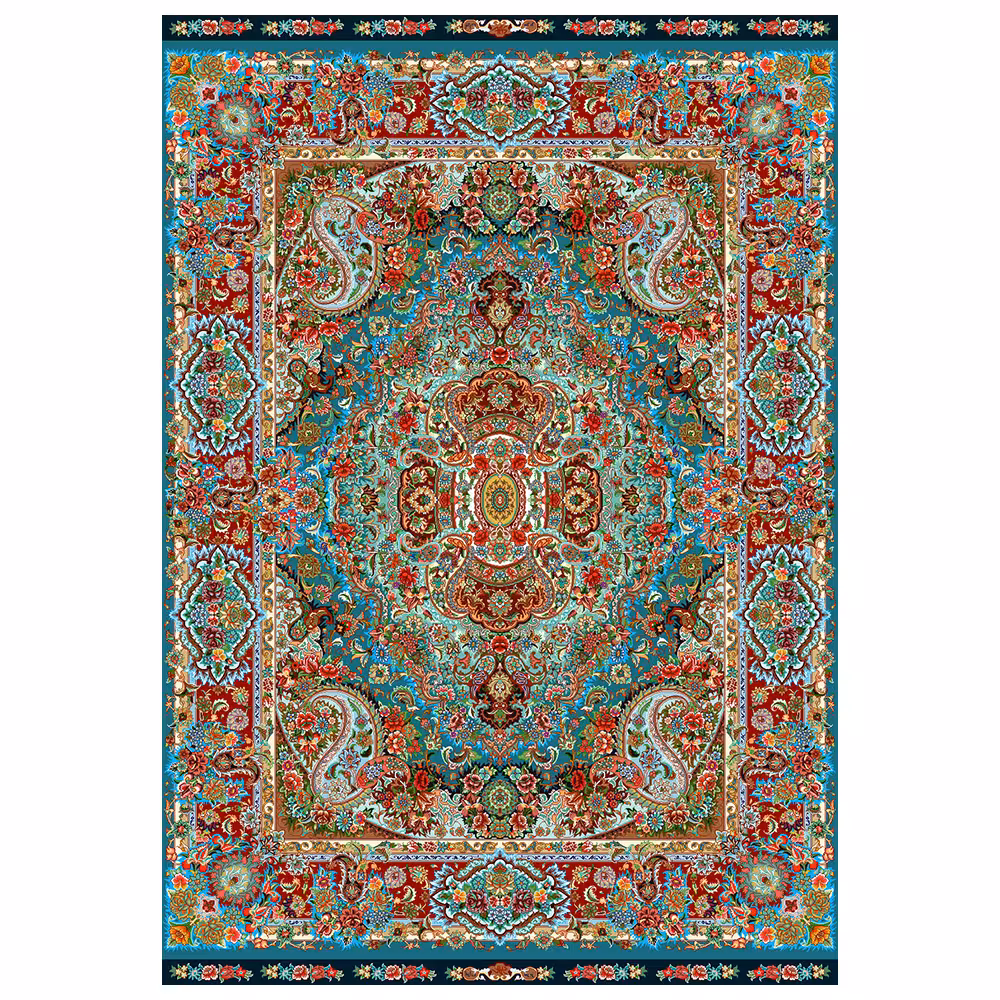 نخ و نقشه فرش دستباف کد 51002 رنگ 2