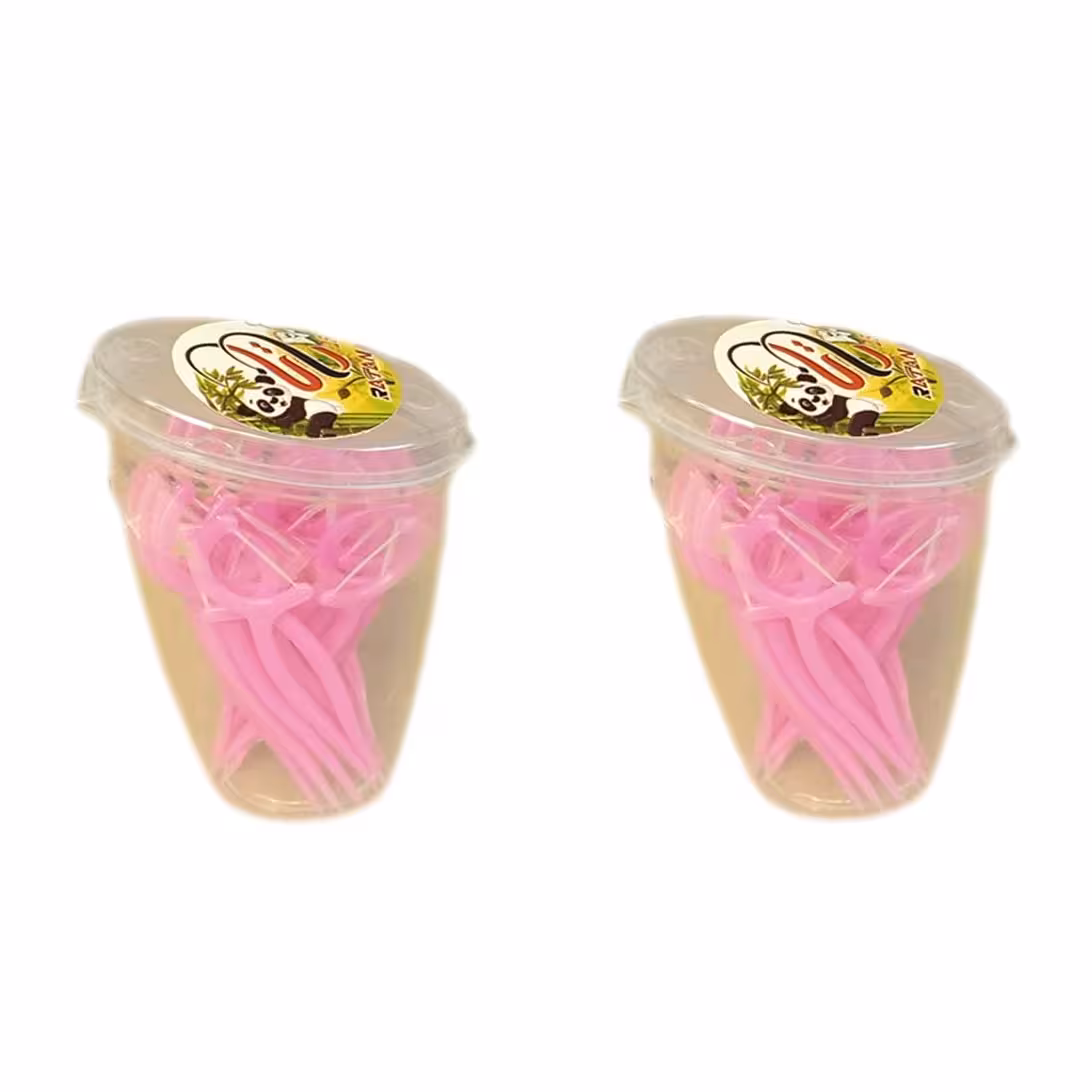 نخ دندان کمانی راتان مجموعه 2 عددی