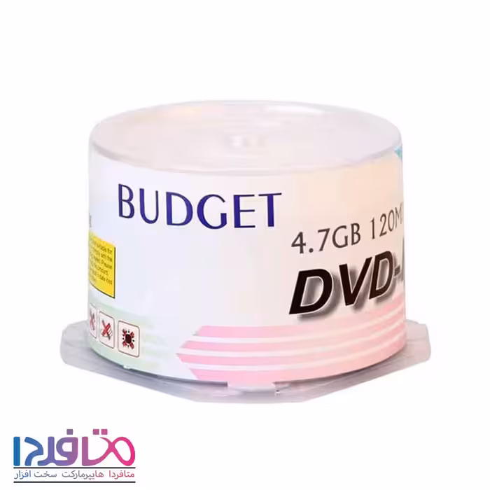 دی وی دی خام باجت بسته 50 عددی