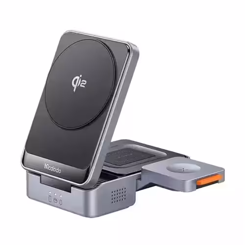 استند و شارژر وایرلس 15 وات چندکاره مگنتی مک دودو Mcdodo CH-5192 Qi2