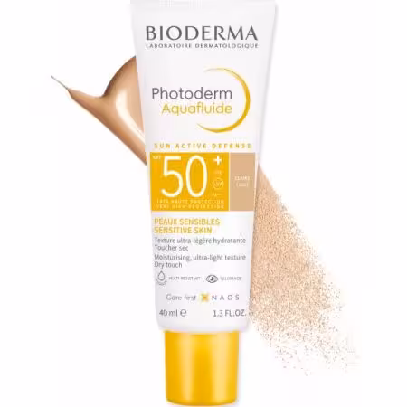 فلوئید ضد آفتاب رنگی آکوا فلوئید بایودرما مدل  Claire Light SPF50