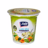 ماست همزده کم چرب با مخلوط سبزیجات هراز 700 گرمی