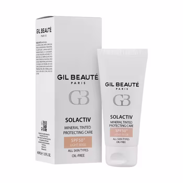 کرم ضد آفتاب مینرال سل اکتیو SPF50 مناسب انواع پوست 50 میلی لیتر ژیل بوته Gil Beaute