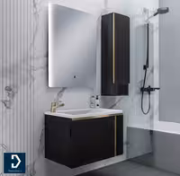 روشویی کابینتی لوکس کابین مدل 611B مشکی