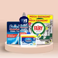 پک اقتصادی شماره5(فیری 96 تایی 2 عدد نمک فینیش جلا 800 میل جرمگیر فینیش)