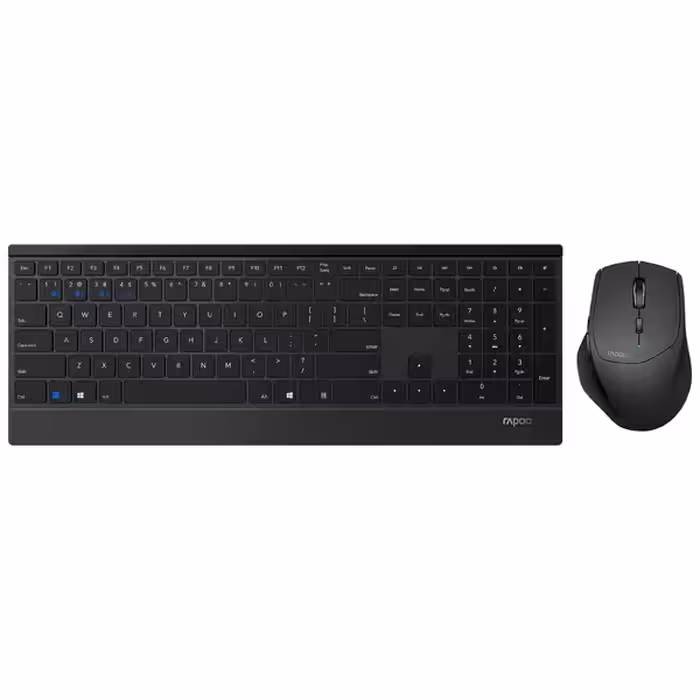 کیبورد و موس وایرلس بلوتوث رپو 9500M