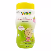 دستمال مرطوب و معطر تمیز کننده و پاک کننده وی کر