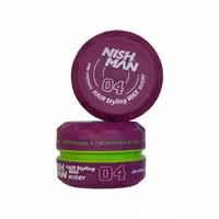 واکس مو نیشمن بنفش 04 مدل Nishman Hair Styling Wax RUGBY حجم 150 میل | فروشگاه ارس ترک