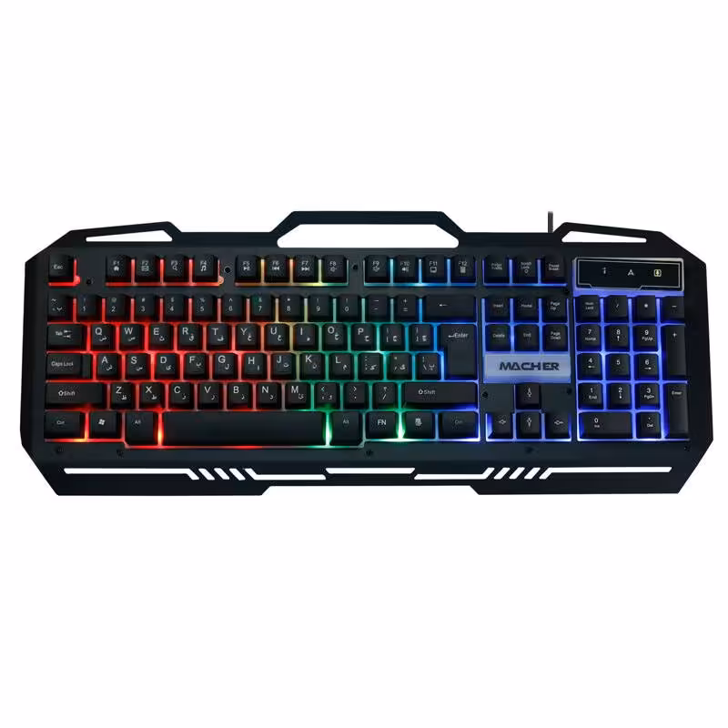 کیبورد گیمینگ مچر MR-370 RGB
