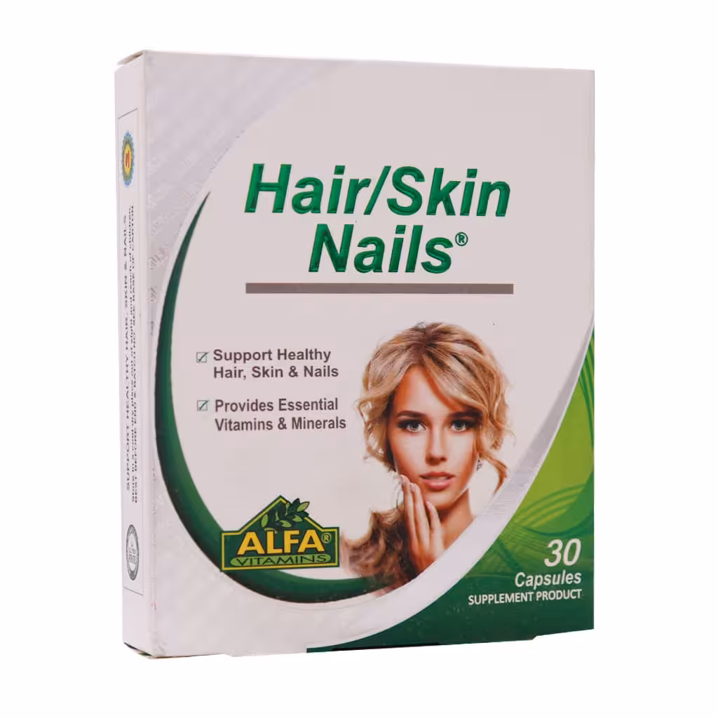 کپسول هیر اسکین نیلز آلفا ویتامینز 30 عدد