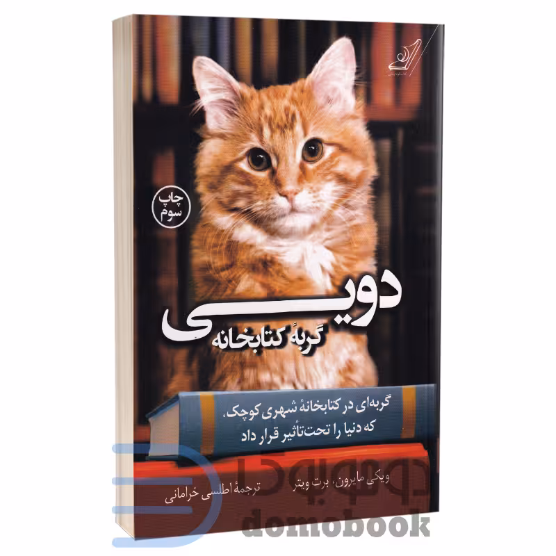 کتاب دویی گربه کتابخانه اثر ویکی مایرون و برت ویتر انتشارات کوله پشتی